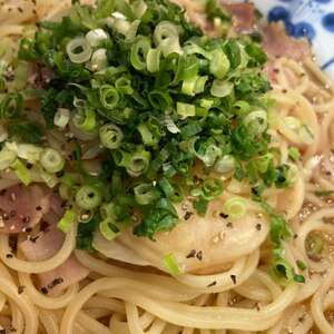 白だしで簡単！☆しめじとベーコンの和風パスタ☆